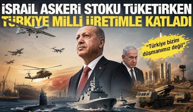 ABD ve İsrail askeri stoku t&uuml;ketirken T&uuml;rkiye yerli &uuml;retimle g&uuml;c&uuml;ne g&uuml;&ccedil; katıyor