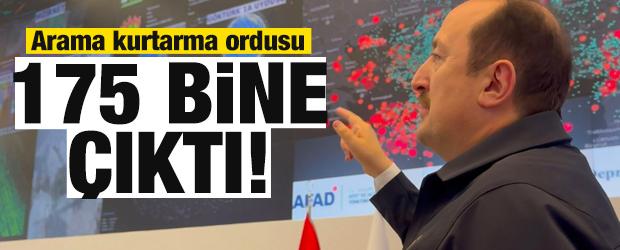 AFAD Başkanı Pehlivan a&ccedil;ıkladı: Arama kurtarma ekiplerimizin sayısını 175 bine &ccedil;ıkardık