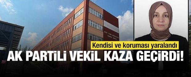 AK Parti Grup Başkanvekili Leyla Şahin Usta, Bolu'da kaza ge&ccedil;irdi