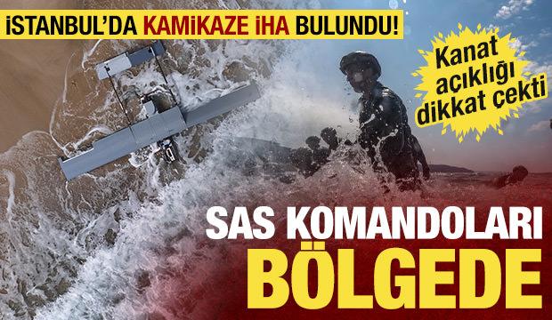 Arnavutk&ouml;y Karaburun Sahili'nde İHA bulundu! SAS komandoları imha edecek