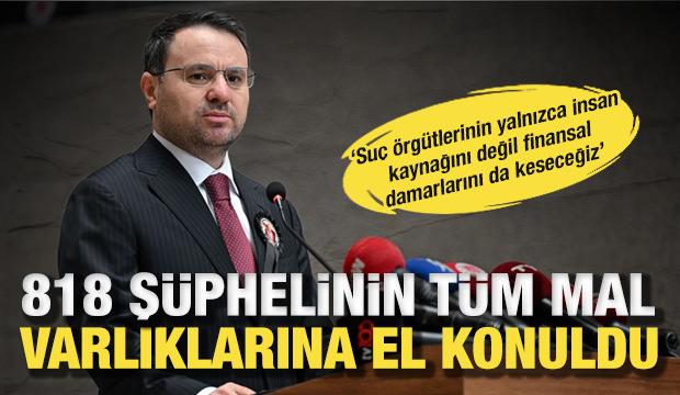 Bakan G&uuml;rlek: 81 ilde 818 ş&uuml;phelinin t&uuml;m mal varlıklarına el konuldu!