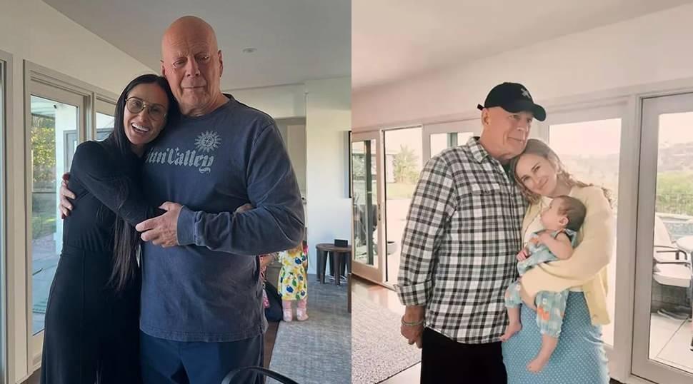 Bruce Willis kızının d&uuml;ğ&uuml;n&uuml;nde ortaya &ccedil;ıktı! Son hali sevenlerini &uuml;zd&uuml;