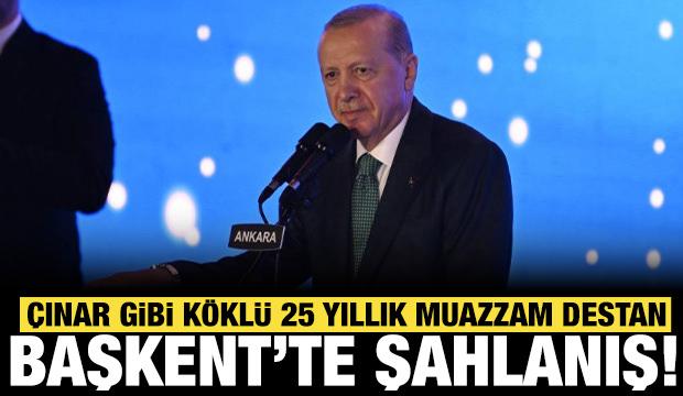 &Ccedil;ınar gibi k&ouml;kl&uuml; 25 yıllık muazzam destan: Y&uuml;z binler Başkent'te şaha kalktı