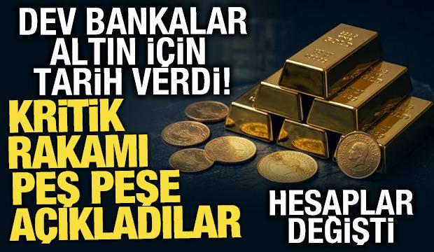 D&uuml;nya devlerinden yeni altın tahmini: 2027 yılı i&ccedil;in 5 bin 600 dolar masada