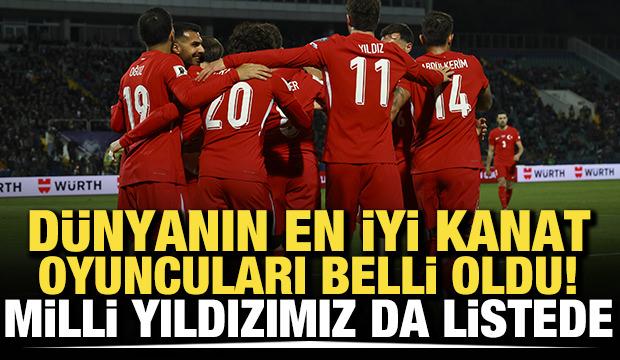 D&uuml;nyanın en iyi kanat oyuncuları! Milli futbolcumuz da listede