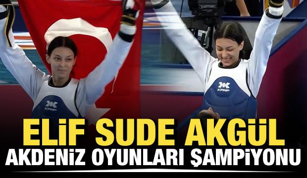 Elif Sude Akg&uuml;l Akdeniz Oyunları şampiyonu!