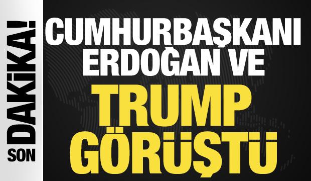 Erdoğan ile Trump telefonda g&ouml;r&uuml;şt&uuml;