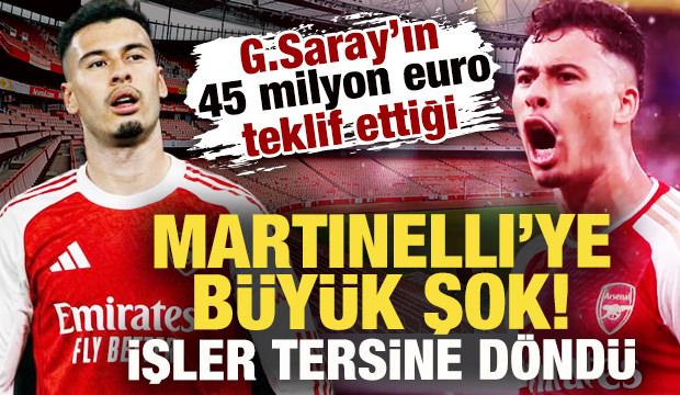 Galatasaray'ın 45 milyon euro teklif ettiği Martinelli'ye b&uuml;y&uuml;k şok! İşler tersine d&ouml;nd&uuml;