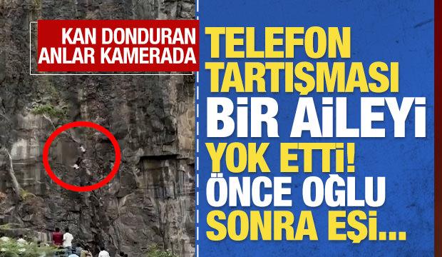 Hindistan'da aile trajedisi kamerada: Telefon i&ccedil;in canlarından oldular!