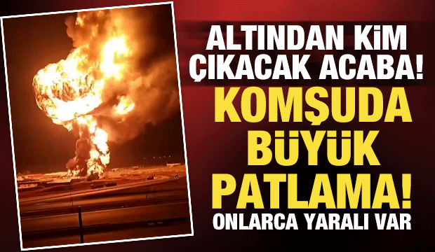 Irak'ta bir yakıt tesisinde &ccedil;ıkan yangında 30 kişi yaralandı