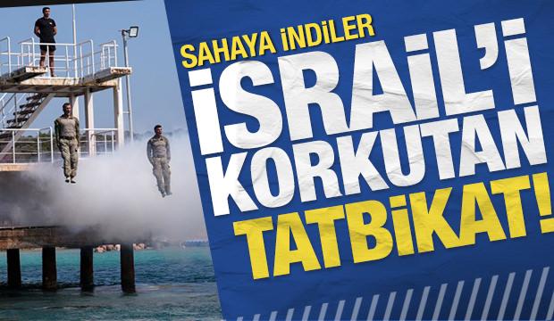 İsrail'i korkutan tatbikat İzmir'de d&uuml;zenlendi: Sahaya indiler!