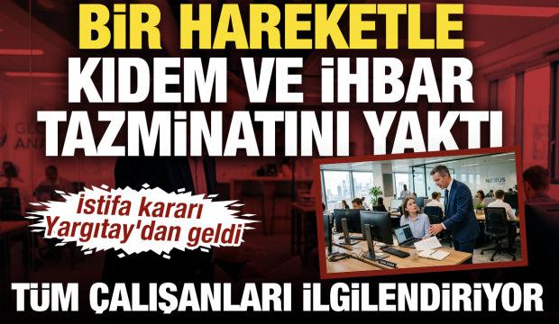 İstifa kararı Yargıtay'dan geldi: Bir e-posta kıdem ve ihbar tazminatını yaktı