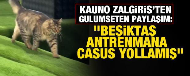 Kauno Zalgiris'ten g&uuml;l&uuml;mseten Beşiktaş paylaşımı
