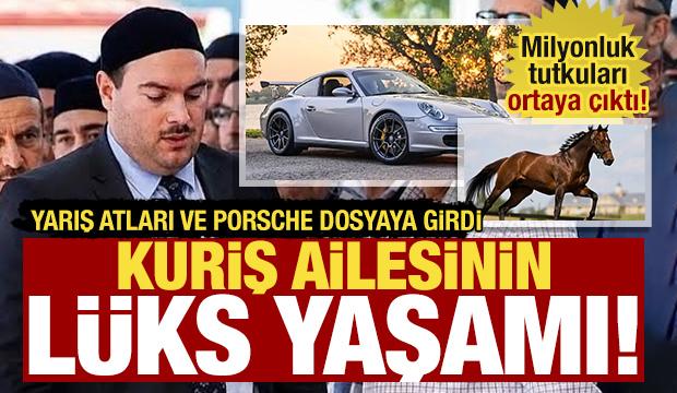 Kuriş ailesinin l&uuml;ks yaşamı ortaya &ccedil;ıktı! 25 yaşında Porsche, birden fazla yarış atı...