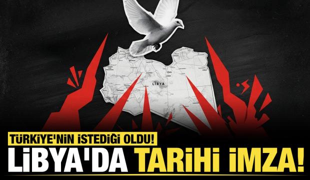 Libya'da tarihi imza ve eş zamanlı patlama: Birleşik h&uuml;k&uuml;met i&ccedil;in d&uuml;ğmeye basıldı!