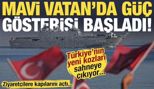 Mavi Vatan&rsquo;da g&uuml;&ccedil; g&ouml;sterisi başladı! T&uuml;rkiye&rsquo;nin yeni kozları sahneye &ccedil;ıkıyor...