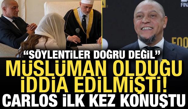 M&uuml;sl&uuml;man olduğu s&ouml;ylenmişti! Roberto Carlos ilk kez konuştu: S&ouml;yletiler doğru değil!