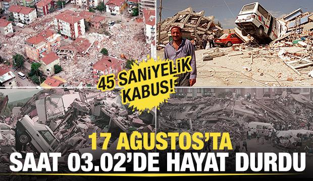 17 Ağustos Marmara Depremi'nin 27. yıl d&ouml;n&uuml;m&uuml;! 45 Saniyeli kabus
