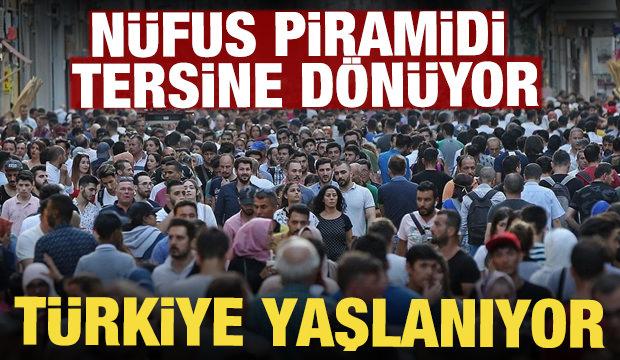 N&uuml;fus piramidi tersine d&ouml;n&uuml;yor: T&uuml;rkiye yaşlanıyor