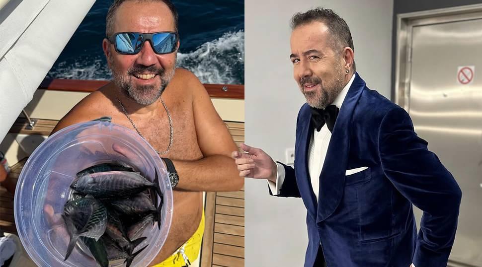 Ata Demirer İstanbul Boğazı'nda palamut avına &ccedil;ıktı!