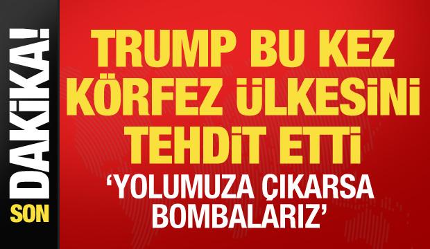 Son dakika... Trump: Eğer Umman yolumuza &ccedil;ıkarsa onları yerle bir ederiz!