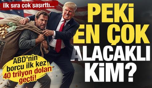 Tarihte ilk kez bu rakama ulaştı! İşte ABD'nin en &ccedil;ok bor&ccedil;lu olduğu &uuml;lke!