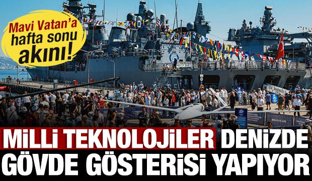 TEKNOFEST Mavi Vatan'da hafta sonu ziyaret&ccedil;i yoğunluğu yaşanıyor