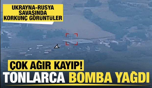 Tonlarca bomba yağdı: &Ccedil;ok ağır kayıp! Ukrayna-Rusya savaşında korkun&ccedil; g&ouml;r&uuml;nt&uuml;ler