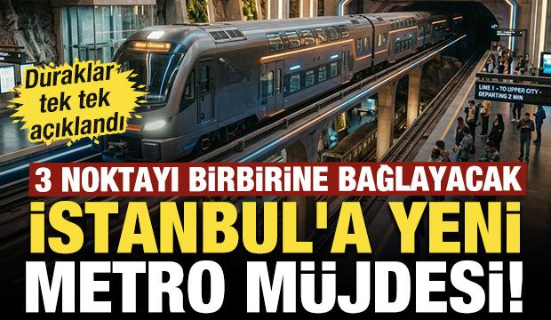 Trafiğe nefes aldıracak dev proje: 14 duraklı yeni metro hattı geliyor
