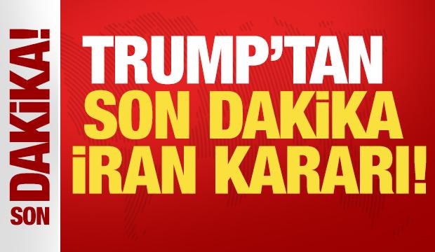 Trump son dakika duyurdu! İran'a ekonomik operasyon başlattı