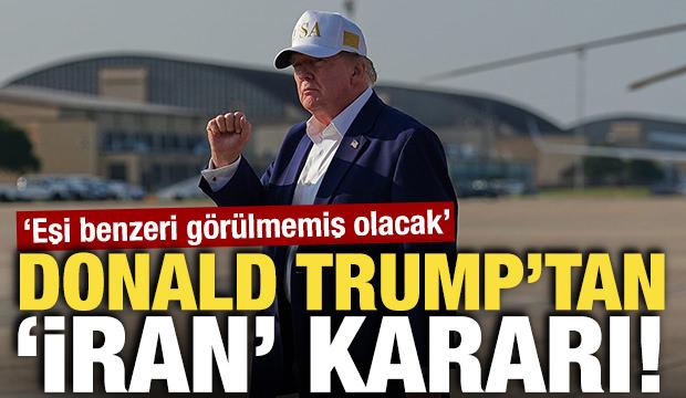 Trump son dakika duyurdu! İran'a ekonomik operasyon başlattı