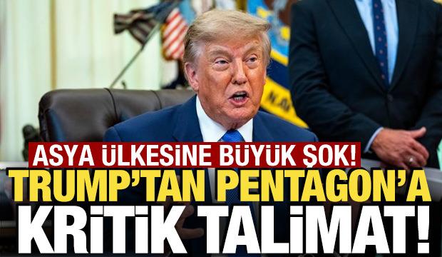 Trump'tan Pentagon'a kritik talimat! G&uuml;ney Kore'ye şok
