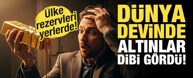 &Uuml;lke rezervleri yerlerde! Rusya'nın altınları dibi g&ouml;rd&uuml;!