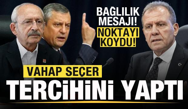 Vahap Se&ccedil;er tercihini yaptı! CHP mi, Yeni Parti mi? Noktayı koydu