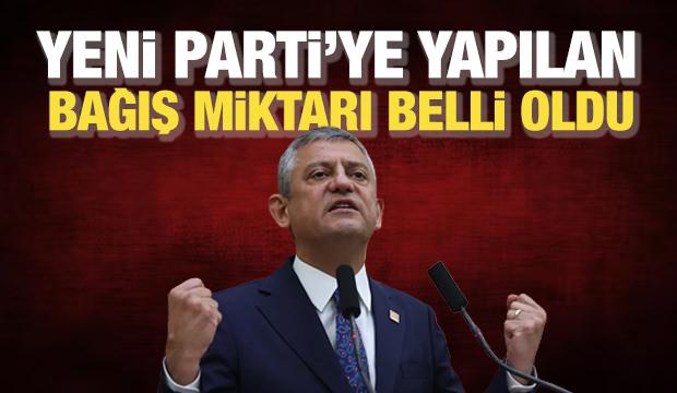 Yeni Parti'ye yapılan bağış miktarı belli oldu: 411 milyon TL'den fazla bağış yapıldı