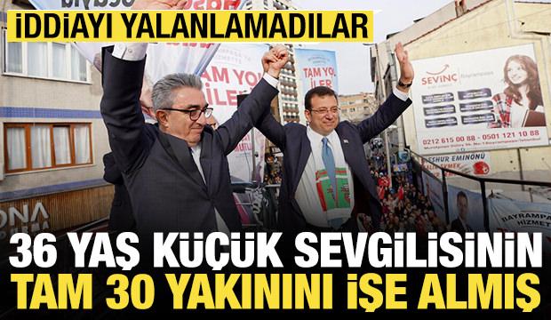 36 yaş k&uuml;&ccedil;&uuml;k sevgilisinin 30 yakınını işe almış: İddiayı yalanlamadılar
