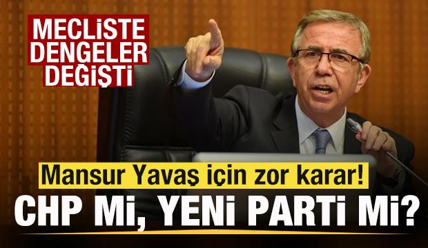 ABB Meclisi'nde dengeler değişti! Mansur Yavaş'ı zora sokan tablo! CHP mi, Yeni Parti mi?