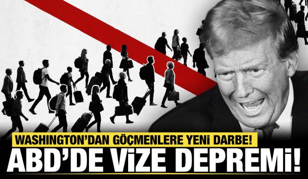 ABD&rsquo;de vize depremi: 200 bin kişinin vizesi iptal edilecek
