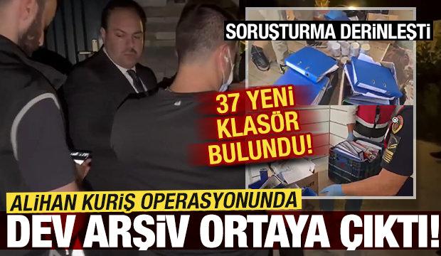 Alihan Kuriş operasyonunda dev gizli finans arşivi ele ge&ccedil;irildi! 37 yeni klas&ouml;r bulundu