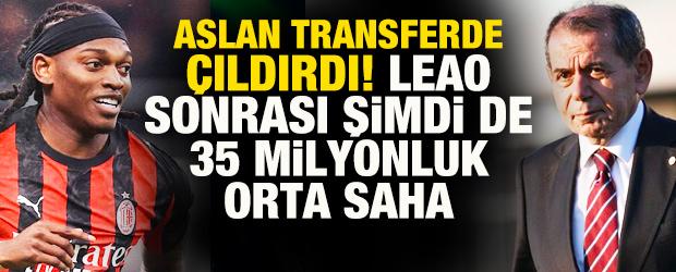 Aslan transferde &ccedil;ıldırdı! Leao sonrası şimdi de 35 milyonluk orta saha