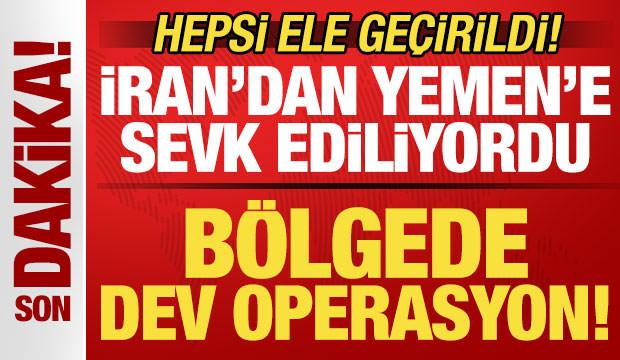 B&ouml;lgede dev operasyon: Kızıldeniz'de ele ge&ccedil;irildi! İran ve Husilere b&uuml;y&uuml;k darbe