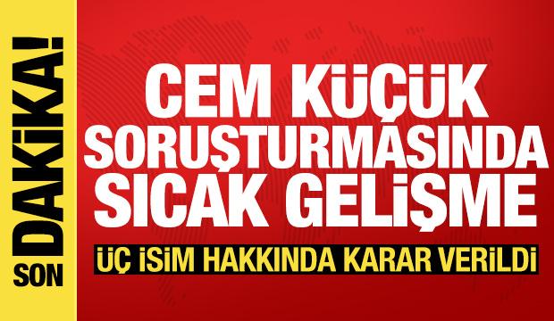 Cem K&uuml;&ccedil;&uuml;k soruşturmasında 3 g&ouml;zaltı daha