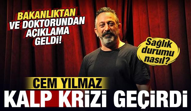 Cem Yılmaz hastaneye kaldırıldı! Bakanlıktan a&ccedil;ıklama geldi: Sağlık durumu nasıl?