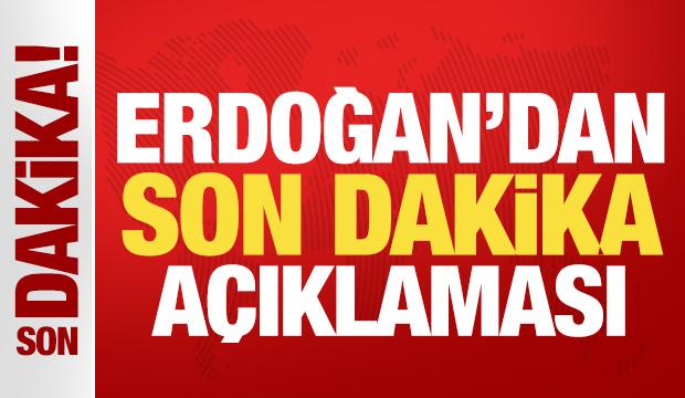 Cumhurbaşkanı Erdoğan'dan Ahlat'ta son dakika a&ccedil;ıklaması