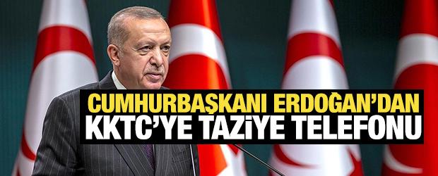 Cumhurbaşkanı Erdoğan&rsquo;dan KKTC&rsquo;ye taziye telefonu