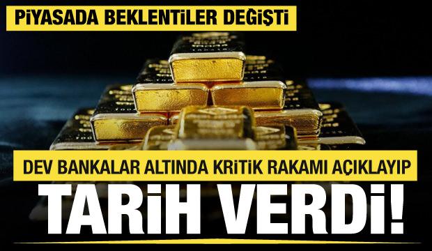 Dev bankalardan peş peşe altın a&ccedil;ıklaması! Tarih ve rakam verdiler! İşte yeni beklenti...
