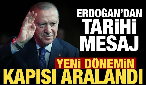 Erdoğan&rsquo;dan 30 Ağustos&rsquo;ta tarihi mesaj: Yeni bir d&ouml;nemin kapısı aralandı