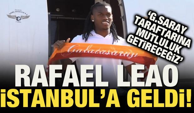 Galatasaray Rafael Leao'yu a&ccedil;ıkladı! İstanbul'a geldi