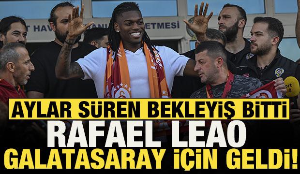 Galatasaray Rafael Leao'yu a&ccedil;ıkladı! İstanbul'a geldi