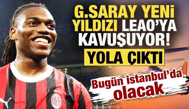 Galatasaray'da mutlu son! Rafael Leao bug&uuml;n İstanbul'a geliyor